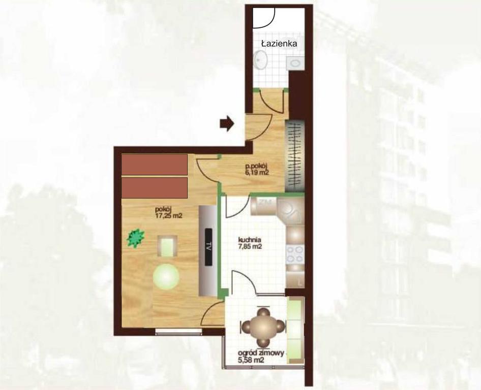 Apartament Kielce Fiolet Cameră foto